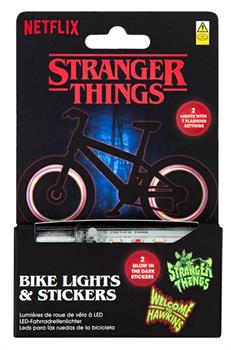 Stranger Things 5 LED Bike Lights and Stickers