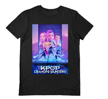 K-Pop Demon Hunters (Key Art) Black T (S)