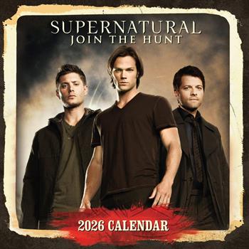 Official Supernatural 2026 Square Wall Calendar