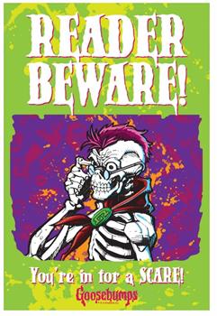 Goosebumps Reader Beware Metal Sign
