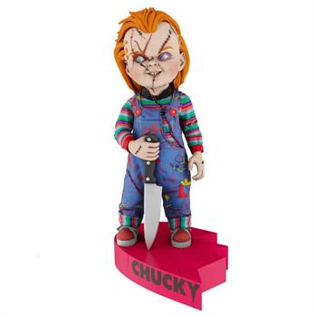 Bride of Chucky Chucky Head Knocker w/Heart Base