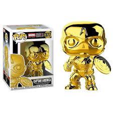 POP Marvel Studios 10 - Captain America Gold 377