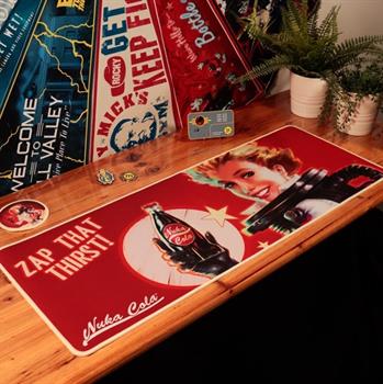 Fallout Nuka-Cola XL Desk Pad and Coaster Set