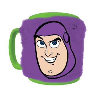 Toy Story Buzz Fuzzy Mug