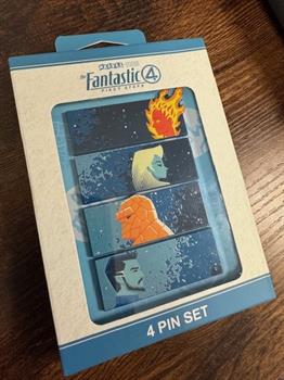 Fantastic 4 Movie Characters Pin Set