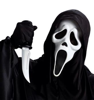 Scream - Ghost Face Mask with Knife Set