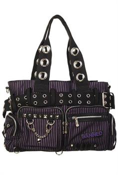 Banned Apparel: Sweet Revenge Bag (Black/Purple)
