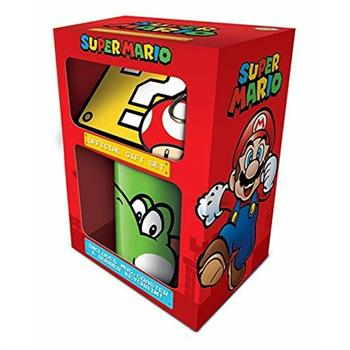 Super Mario Mug (Yoshi) and Keychain Gift Set