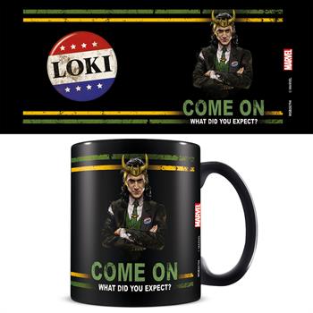 Loki (What Did You Expect?) Black Pod Mug