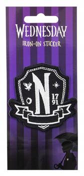 Wednesday (Nevermore) Iron-On Sticker