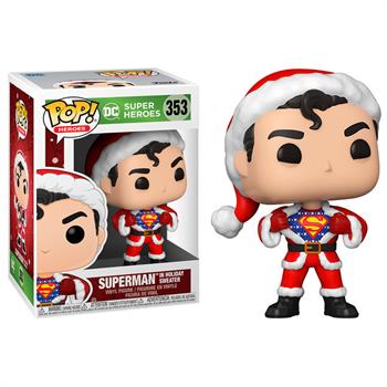 POP Heroes:DC Holiday-Superman w/Sweater