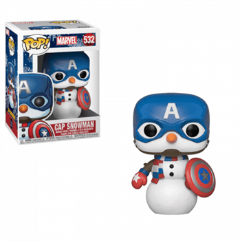 POP Marvel: Holiday - Captain America Snowman 532