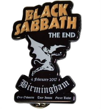 Black Sabbath Pin Badge: The End