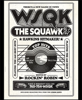 Stranger Things (Top Hits) Collectors Print