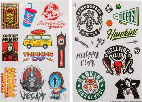 Stranger Things Sticker Set of Season 4