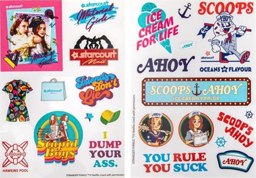 Stranger Things Sticker Set of Season 3