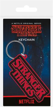 Stranger Things Logo Keyring