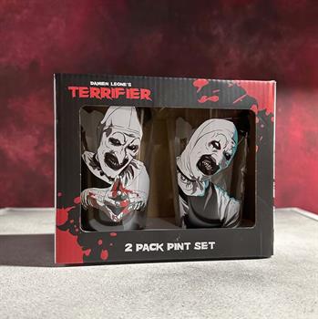 Terrifier 2 Pack Pint Glasses