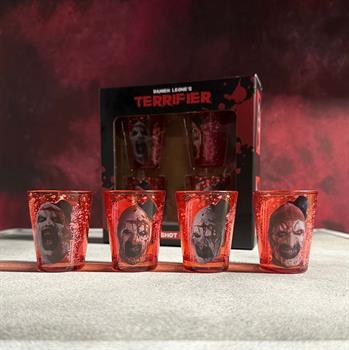 Terrifier 4 Pack Shot Glasses