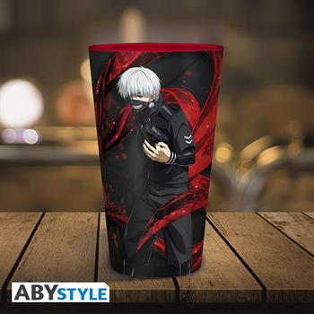 Tokyo Ghoul Kaneki & Mask 400ml Glass
