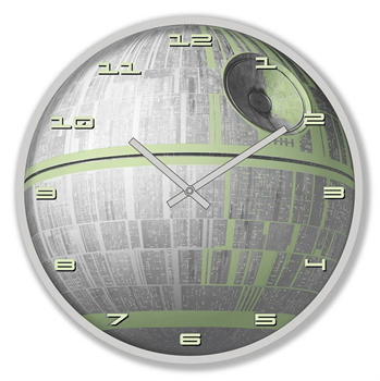Star Wars Death Star (Glow) Clock